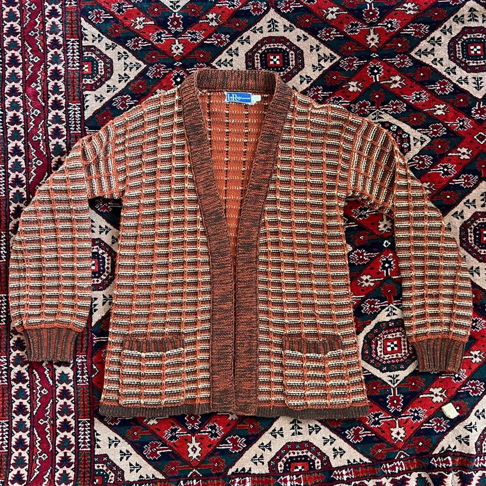 Vintage 1970s LeRoy Knitwear Cardigan